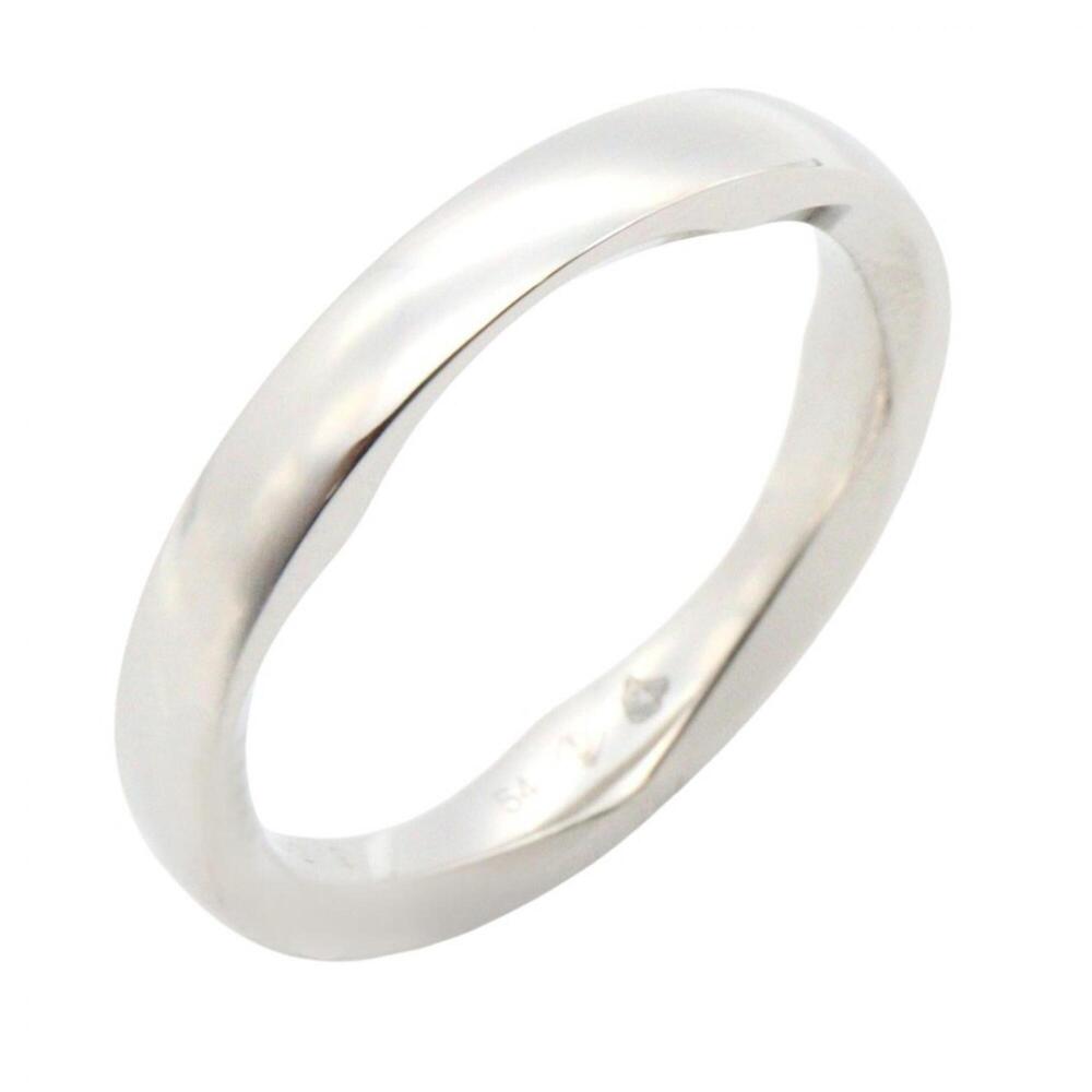 Chanel Camellia Ring, Platinum Pt950, Women's, Silver Tone, J11884